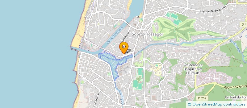 localisation de l'entreprise MONSIEUR NICOLAS VINUALES  SOORTS-HOSSEGOR