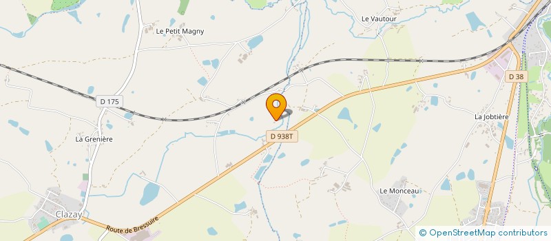 localisation de l'entreprise MONSIEUR NICOLAS VIOLAU  BRESSUIRE