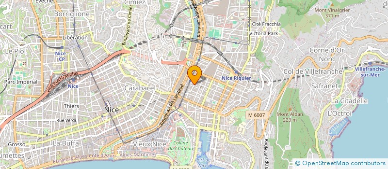 localisation de l'entreprise MONSIEUR NICOLAS VISCIGLIO  NICE