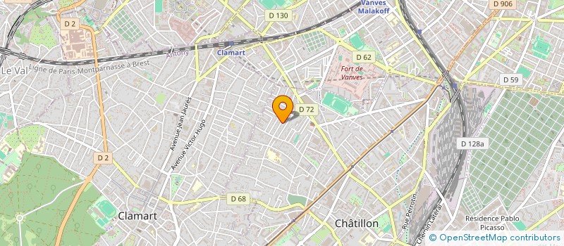 localisation de l'entreprise MONSIEUR NICOLAS VIVIEN à CHATILLON