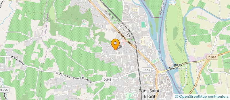 localisation de l'entreprise MONSIEUR NICOLAS VO-VAN-CHIEU  PONT-SAINT-ESPRIT