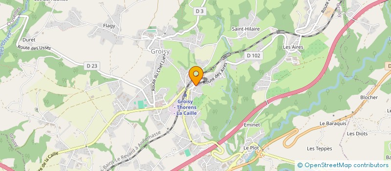 localisation de l'entreprise MONSIEUR NICOLAS VOGEL  GROISY