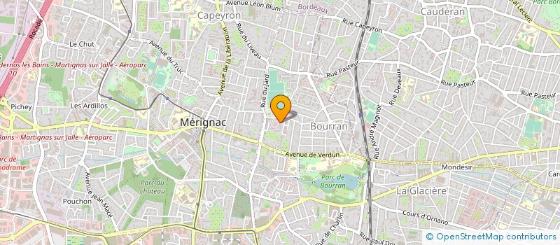 localisation de l'entreprise MONSIEUR NICOLAS VOGEL  MERIGNAC