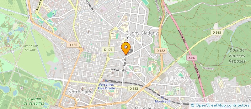 localisation de l'entreprise MONSIEUR NICOLAS VON MELLENTHIN à VERSAILLES