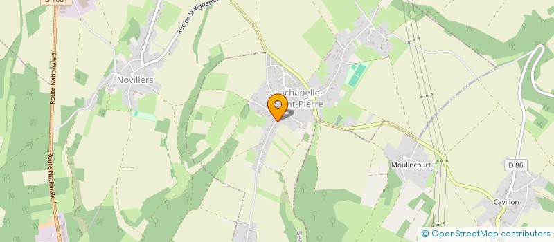 localisation de l'entreprise MONSIEUR NICOLAS VONCKEN  LACHAPELLE-SAINT-PIERRE