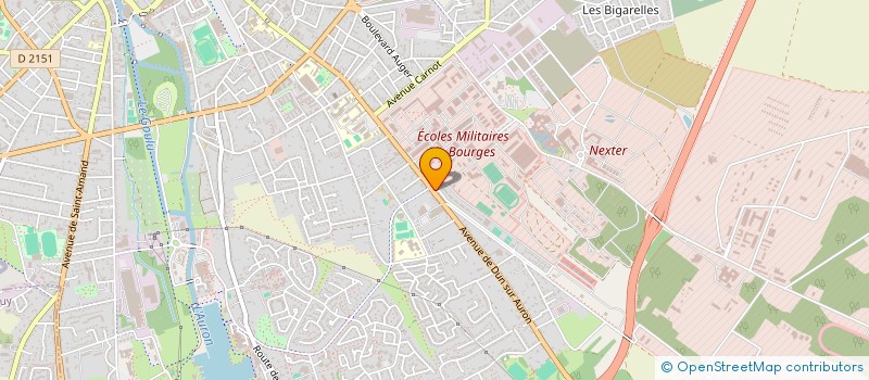 localisation de l'entreprise MONSIEUR NICOLAS VOUJON  BOURGES