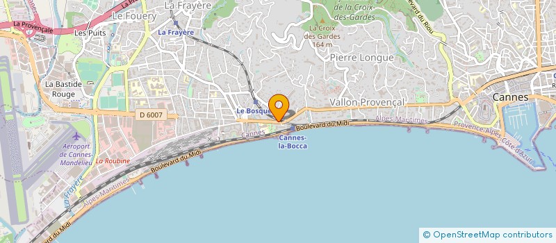 localisation de l'entreprise MONSIEUR NICOLAS VUILLAUME à CANNES
