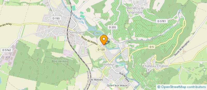 localisation de l'entreprise MONSIEUR NICOLAS VUILLEMEY  VOITEUR