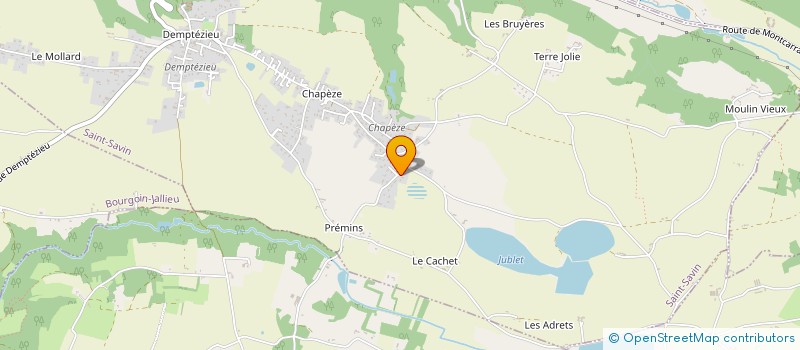 localisation de l'entreprise MONSIEUR NICOLAS VUILLERMOZ  SAINT-SAVIN