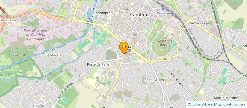 localisation de l'entreprise MONSIEUR NICOLAS VUKAS  CAMBRAI