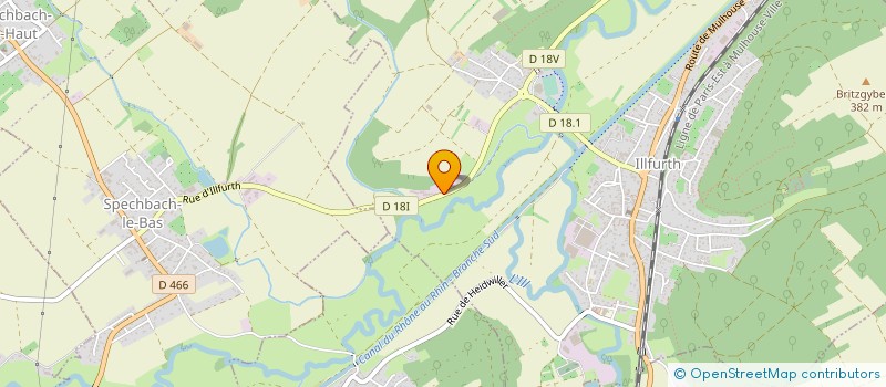 localisation de l'entreprise MONSIEUR NICOLAS WADEL  ILLFURTH