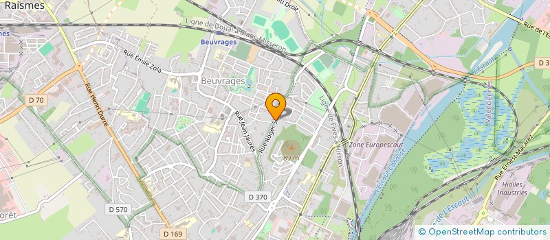 localisation de l'entreprise MONSIEUR NICOLAS WALCZAK  BEUVRAGES