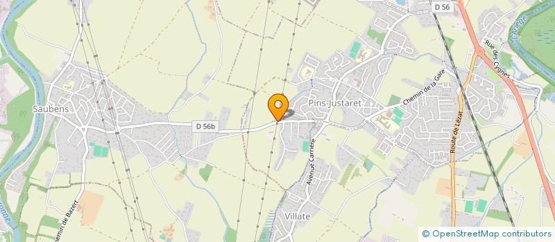 localisation de l'entreprise MONSIEUR NICOLAS WALKOWIAK  PINS-JUSTARET