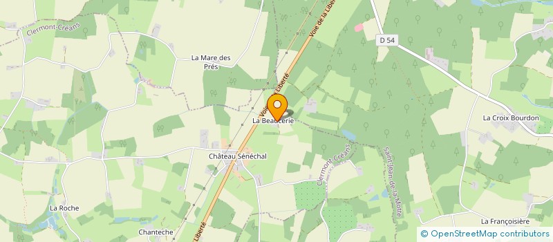 localisation de l'entreprise MONSIEUR NICOLAS WALLARD  CLERMONT-CREANS