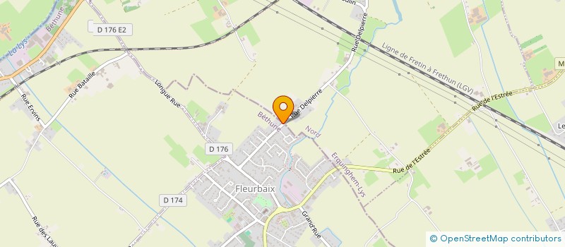 localisation de l'entreprise MONSIEUR NICOLAS WALLART  FLEURBAIX