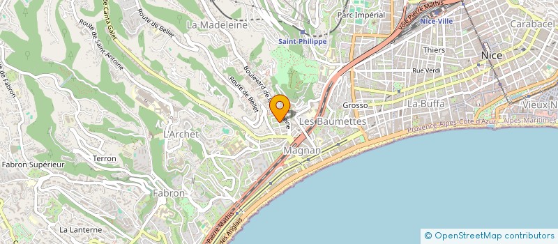 localisation de l'entreprise MONSIEUR NICOLAS WALLERAND à NICE