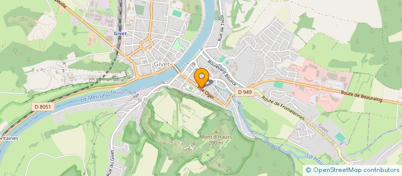 localisation de l'entreprise MONSIEUR NICOLAS WALLET  GIVET