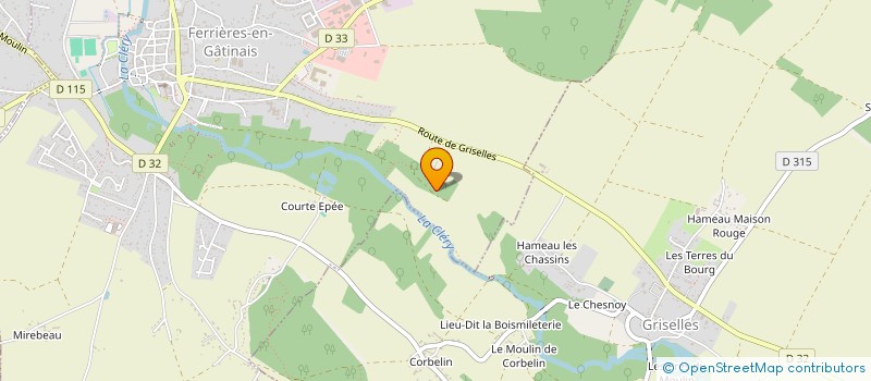 localisation de l'entreprise MONSIEUR NICOLAS WAMBERGUE à FERRIERES-EN-GATINAIS