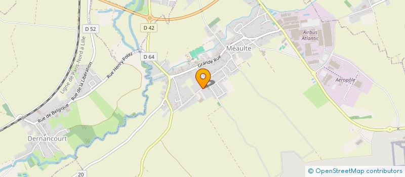 localisation de l'entreprise MONSIEUR NICOLAS WAMBERGUE  ALBERT