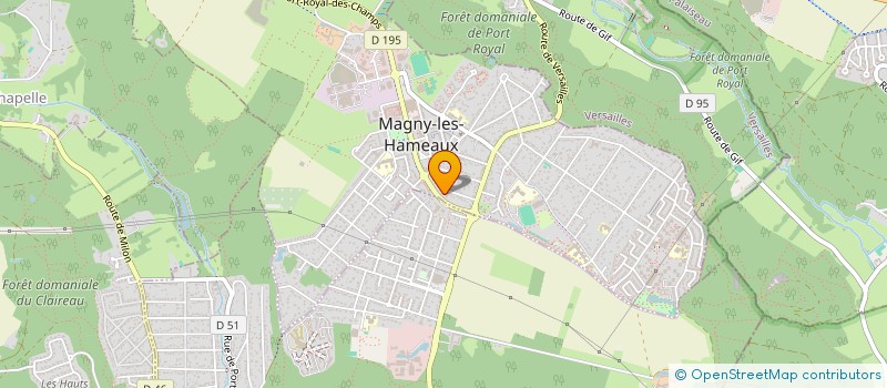 localisation de l'entreprise MONSIEUR NICOLAS WASILEWSKI  MAGNY-LES-HAMEAUX