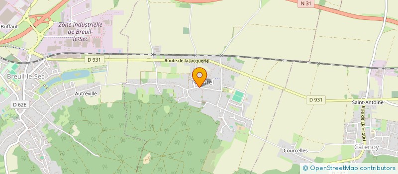 localisation de l'entreprise MONSIEUR NICOLAS WASSE  NOINTEL