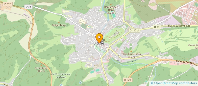 localisation de l'entreprise MONSIEUR NICOLAS WATELET  BITCHE