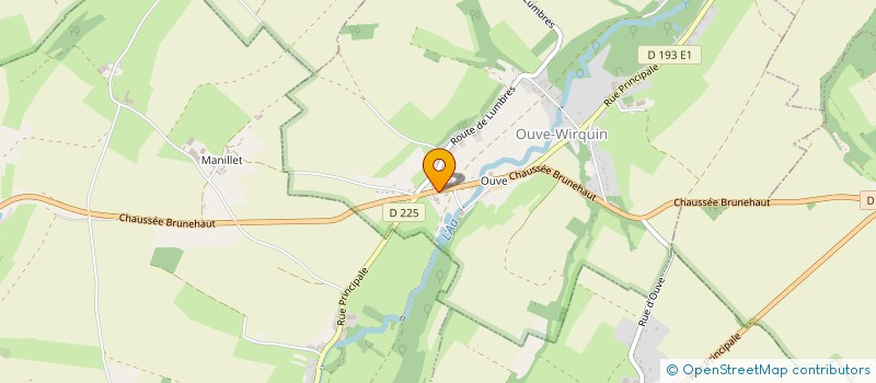 localisation de l'entreprise MONSIEUR NICOLAS WAUQUIER  OUVE-WIRQUIN