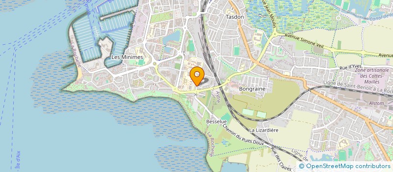 localisation de l'entreprise MONSIEUR NICOLAS WEBER  LA ROCHELLE