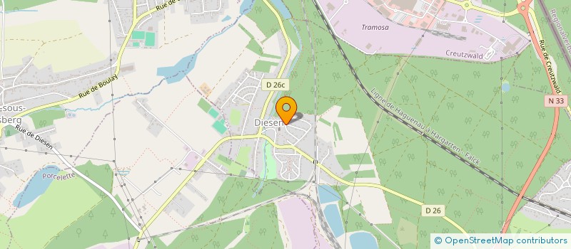 localisation de l'entreprise MONSIEUR NICOLAS WEICZEK  DIESEN