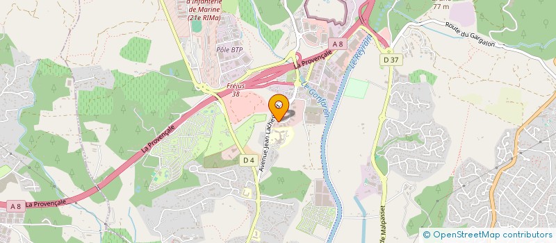 localisation de l'entreprise MONSIEUR NICOLAS WEINBRECK à FREJUS