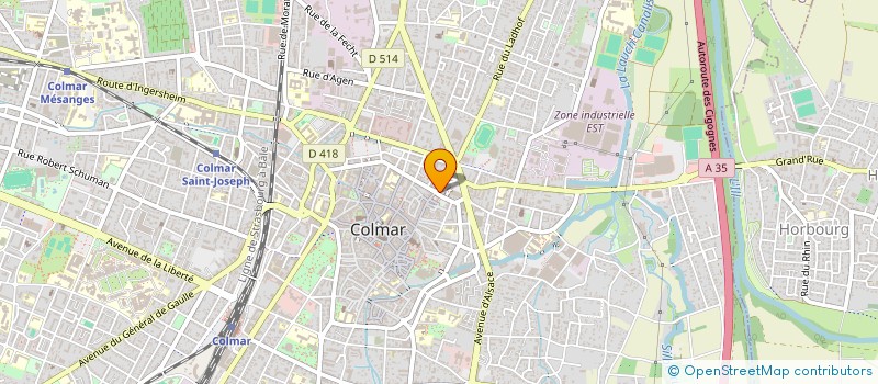 localisation de l'entreprise MONSIEUR NICOLAS WESSANG  COLMAR