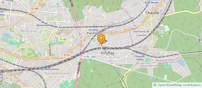 localisation de l'entreprise MONSIEUR NICOLAS WETZEL  VIROFLAY