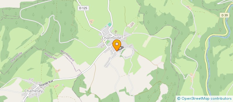 localisation de l'entreprise MONSIEUR NICOLAS WETZEL  CHARMOILLE
