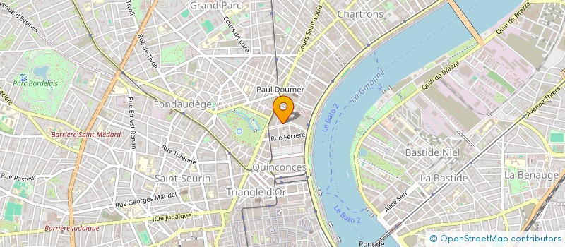 localisation de l'entreprise MONSIEUR NICOLAS WHITE  BORDEAUX