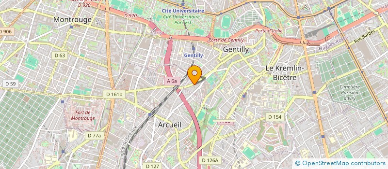 localisation de l'entreprise MONSIEUR NICOLAS WICKY à GENTILLY