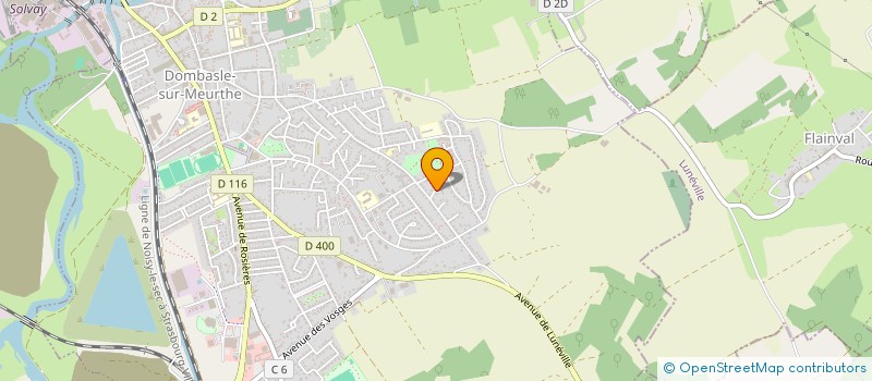 localisation de l'entreprise MONSIEUR NICOLAS WILHELM  DOMBASLE-SUR-MEURTHE