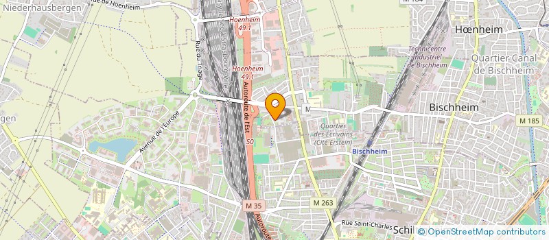 localisation de l'entreprise MONSIEUR NICOLAS WILLEMOT  BISCHHEIM