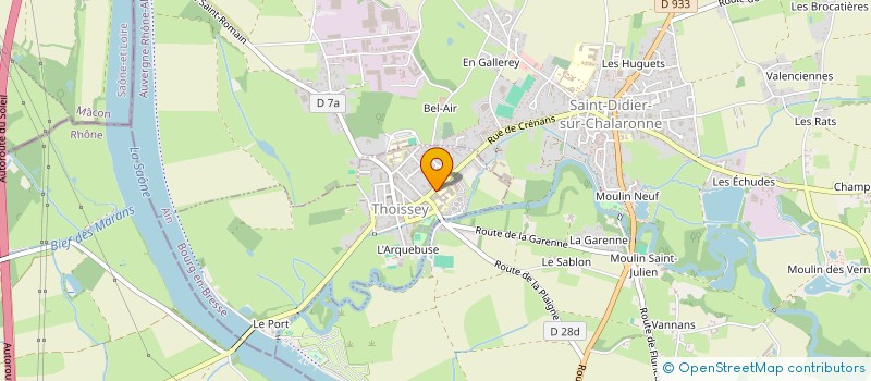 localisation de l'entreprise MONSIEUR NICOLAS WINTERSTEIN  THOISSEY