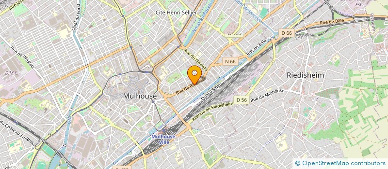 localisation de l'entreprise MONSIEUR NICOLAS WOHLGROTH  MULHOUSE