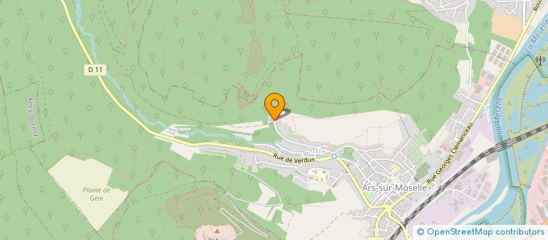 localisation de l'entreprise MONSIEUR NICOLAS WOLFERSBERGER  ARS-SUR-MOSELLE