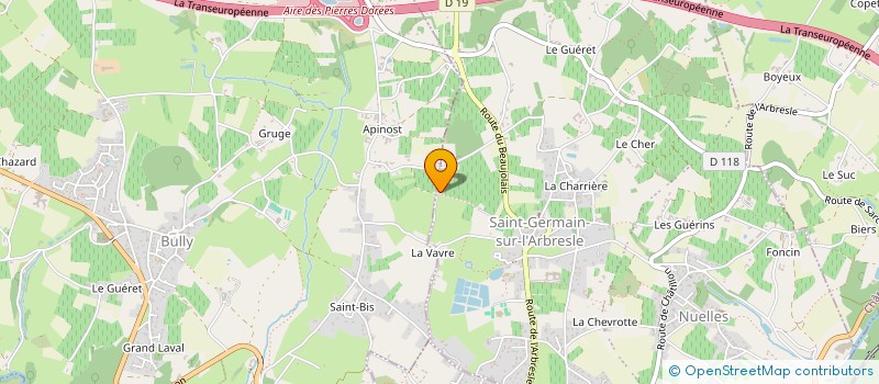 localisation de l'entreprise MONSIEUR NICOLAS WOSS  SAINT-GERMAIN-NUELLES