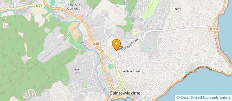 localisation de l'entreprise MONSIEUR NICOLAS YERAMIAN à SAINTE MAXIME