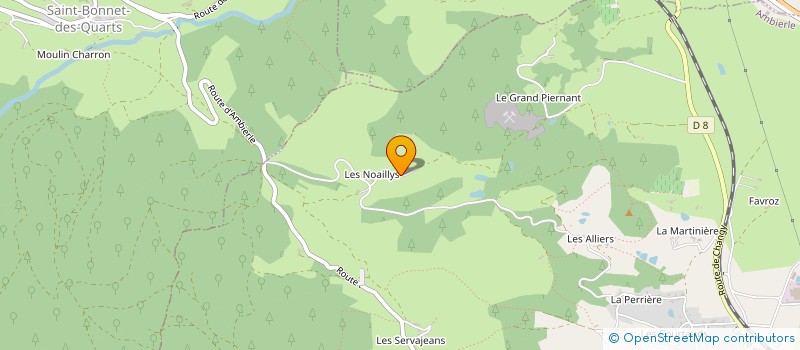 localisation de l'entreprise MONSIEUR NICOLAS YVARS  AMBIERLE