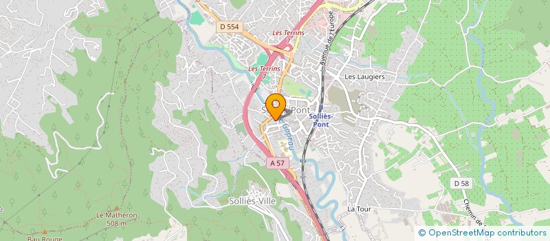 localisation de l'entreprise MONSIEUR NICOLAS YVINEC à SOLLIES-PONT