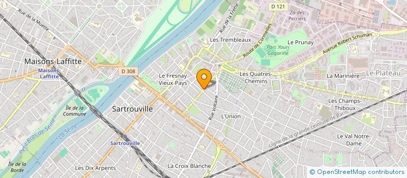 localisation de l'entreprise MONSIEUR NICOLAS ZAHM à SARTROUVILLE