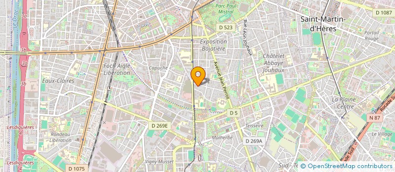 localisation de l'entreprise MONSIEUR NICOLAS ZAIMECHE  GRENOBLE