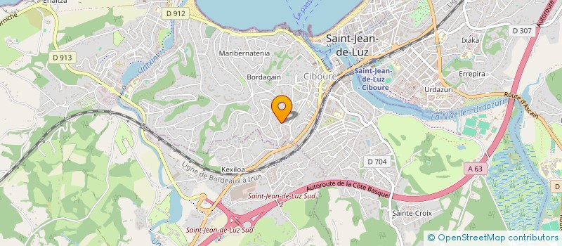 localisation de l'entreprise MONSIEUR NICOLAS ZAMORA  CIBOURE