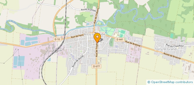 localisation de l'entreprise MONSIEUR NICOLAS ZAMPOL  ARCIS-SUR-AUBE