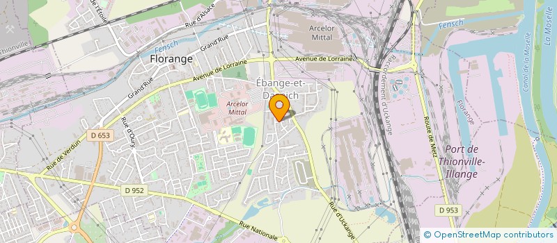 localisation de l'entreprise MONSIEUR NICOLAS ZIMMER  FLORANGE