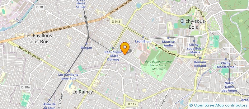 localisation de l'entreprise MONSIEUR NICOLAS ZOTOFF à CLICHY-SOUS-BOIS